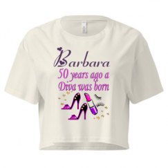 Ladies Festival Cali Crop Top Tee