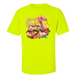 Unisex Ultra Cotton Safety Neon Crewneck Tee