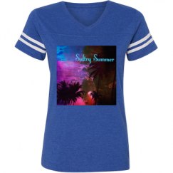 Ladies Relaxed Fit Vintage Sports Tee