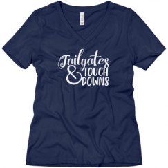 Ladies Relaxed Fit V-Neck Tee