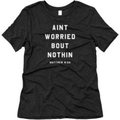 Ladies Relaxed Fit Super Soft Triblend Tee