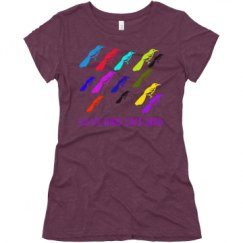 Ladies Slim Fit Super Soft Triblend Tee
