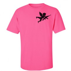 Unisex Ultra Cotton Safety Neon Crewneck Tee