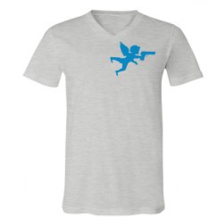 Unisex V-Neck Jersey Tee