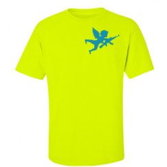 Unisex Ultra Cotton Safety Neon Crewneck Tee