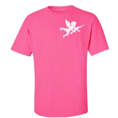 Unisex Ultra Cotton Safety Neon Crewneck Tee