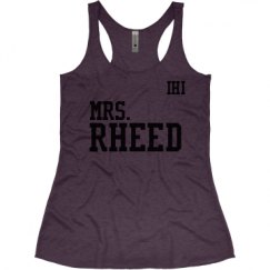 Ladies Slim Fit Super Soft Racerback Triblend Tank
