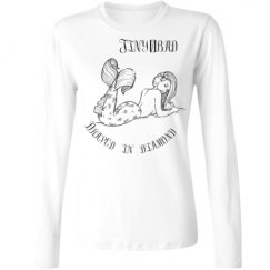 Ladies Relaxed Fit Basic Long Sleeve Tee