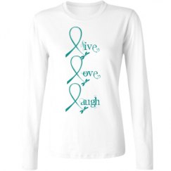 Ladies Relaxed Fit Basic Long Sleeve Tee