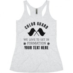Ladies Slim Fit Super Soft Racerback Triblend Tank