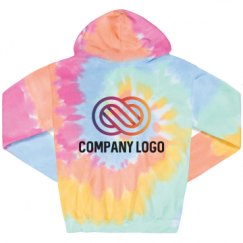 Unisex Tie-Dye Fleece Hoodie