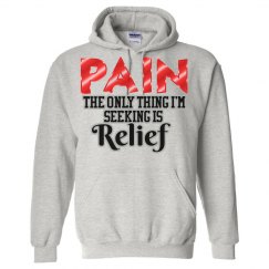 Pain, Seeking Relief Unisex Hoodie