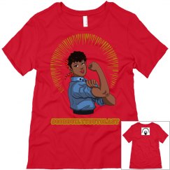 Godbuildyoutolast ladies shirt