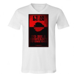 Unisex V-Neck Jersey Tee