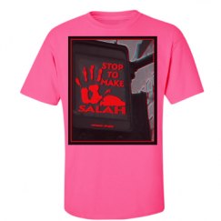 Unisex Ultra Cotton Safety Neon Crewneck Tee