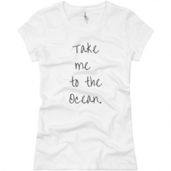 Ladies Slim Fit Basic Promo Jersey Tee