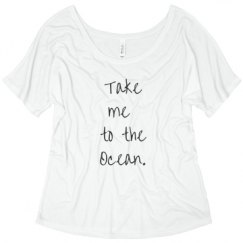 Ladies Flowy Slouchy Tee