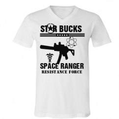 Unisex V-Neck Jersey Tee