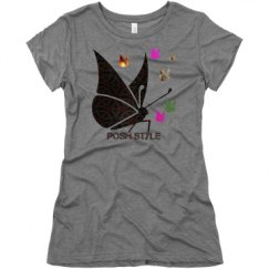 Ladies Slim Fit Super Soft Triblend Tee