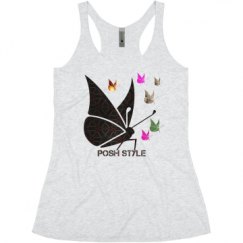 Ladies Slim Fit Super Soft Racerback Triblend Tank