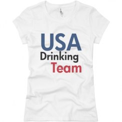 Ladies Slim Fit Basic Promo Jersey Tee