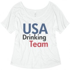 Ladies Flowy Slouchy Tee