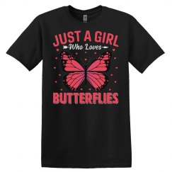 Butterfly Lover Gifts Just a Girl Who Loves Butterflies