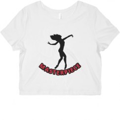 Ladies Slim Fit Crop Top Tee