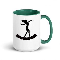 15oz Ceramic Mug with Color Inside