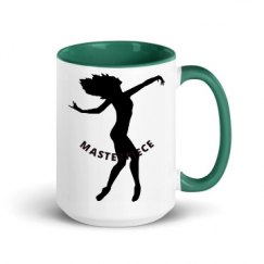 15oz Ceramic Mug with Color Inside