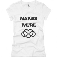 Ladies Slim Fit Basic Promo Jersey Tee