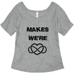 Ladies Flowy Slouchy Tee