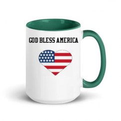 15oz Ceramic Mug with Color Inside