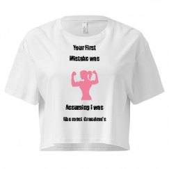 Ladies Festival Cali Crop Top Tee