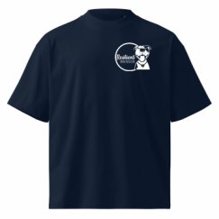 Unisex Organic Oversized High Neck T-Shirt