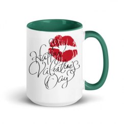 15oz Ceramic Mug with Color Inside