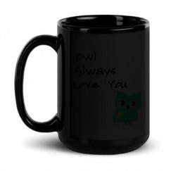 15oz Black Glossy Mug