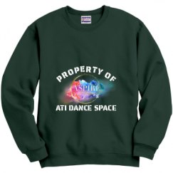 Unisex Film and Foil Crewneck Sweatshirt
