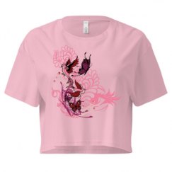 Ladies Festival Cali Crop Top Tee