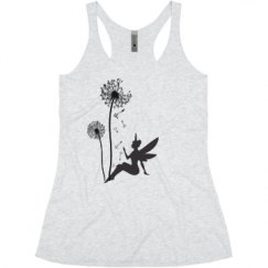 Ladies Slim Fit Super Soft Racerback Triblend Tank