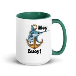 15oz Ceramic Mug with Color Inside