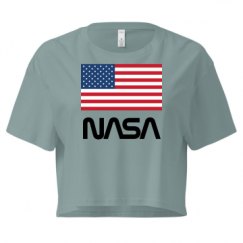 Ladies Festival Cali Crop Top Tee