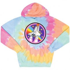 Unisex Tie-Dye Fleece Hoodie