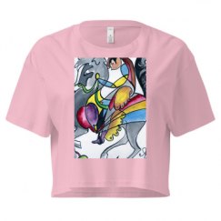 Ladies Festival Cali Crop Top Tee