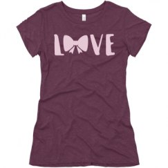 Ladies Slim Fit Super Soft Triblend Tee
