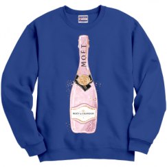 Unisex Film and Foil Crewneck Sweatshirt