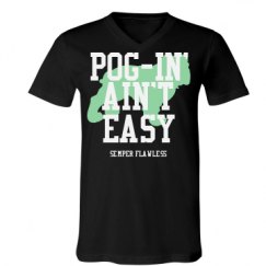 Unisex V-Neck Jersey Tee