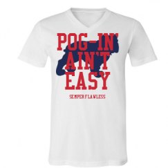 Unisex V-Neck Jersey Tee