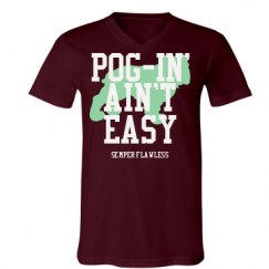 Unisex V-Neck Jersey Tee