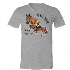 Unisex V-Neck Jersey Tee